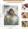Jesus Diamond Art Kit for Adults – Easter 5D DIY Full Drill Gem Painting – Beginner Craft Kit for Home & Office Wall Decor 12×16 in